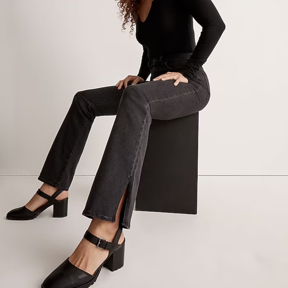 Madewell Skinny Flare Jeans Bellhaven Wash: Slit-Hem (Roadtripper) Size 30